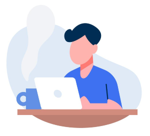 Man on laptop