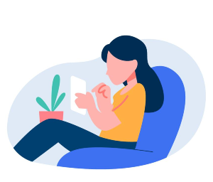 Woman on laptop