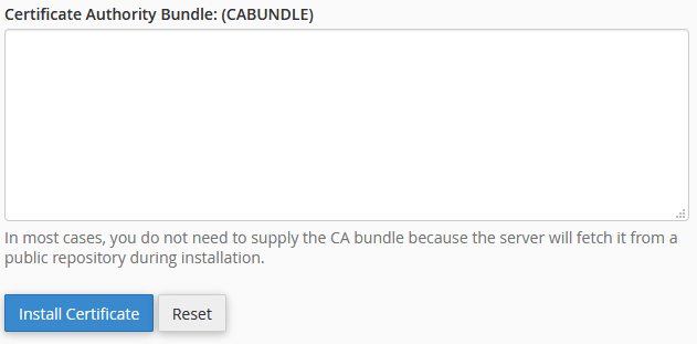 Certificate Authority Bundle