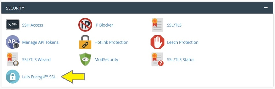 cPanel Let's Encrypt