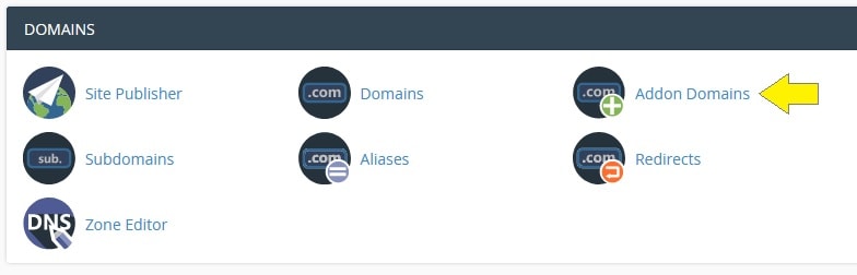 cPanel Addon Domain