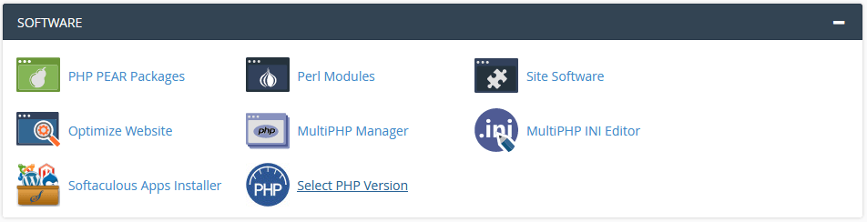 cPanel PHP Version