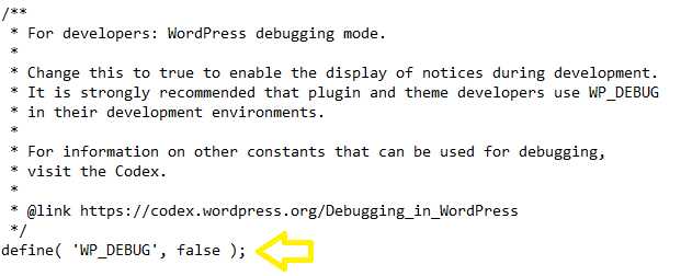 Debug Wordpress